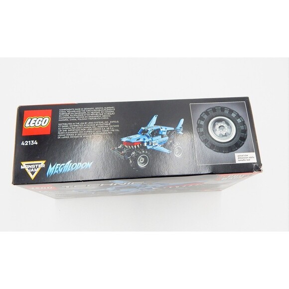 LEGO Technic Monster Jam Shark Truck Racer Car Toy Megalodon Building Toys Kids - Picture 5 of 7